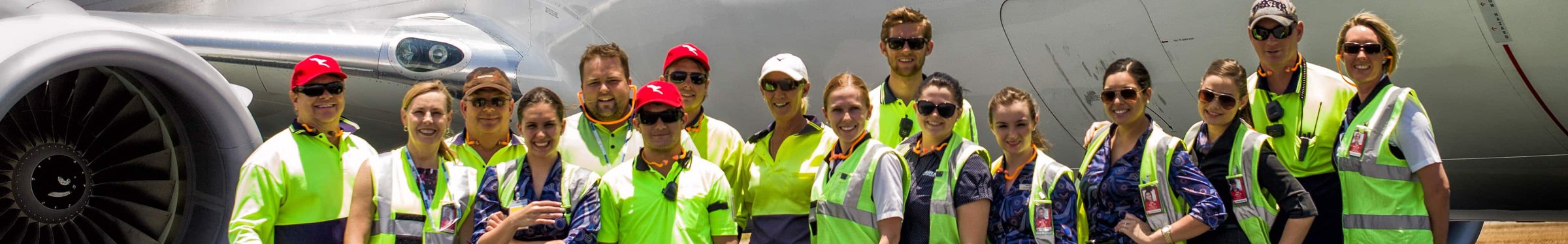 Airside ramp and customer service crew